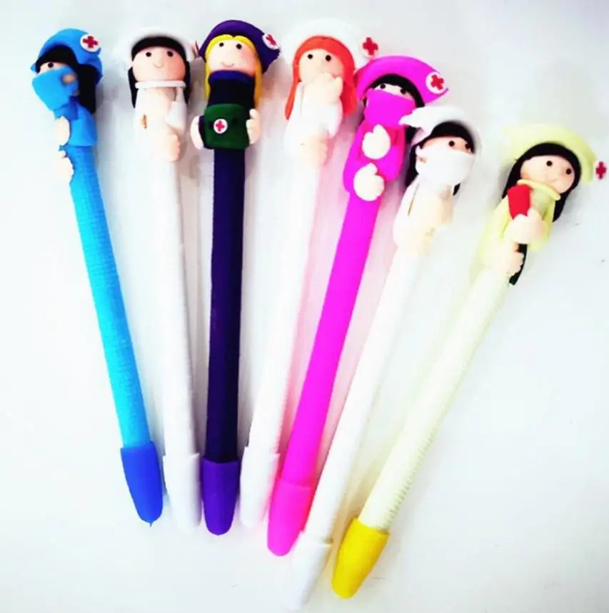 5pcs/lot Novelty Medical Staff Ballpoint Pen , Doctor and Nurse ball pen as School & Office Writing Supplies