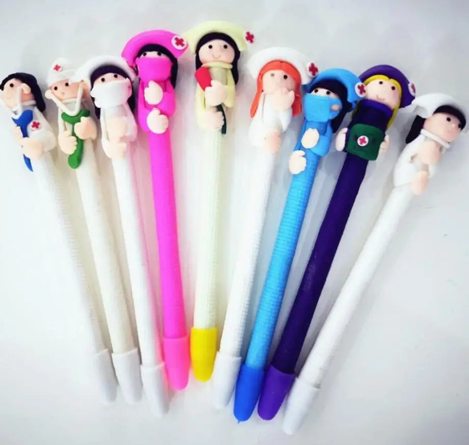 5pcs/lot Novelty Medical Staff Ballpoint Pen , Doctor and Nurse ball pen as School & Office Writing Supplies