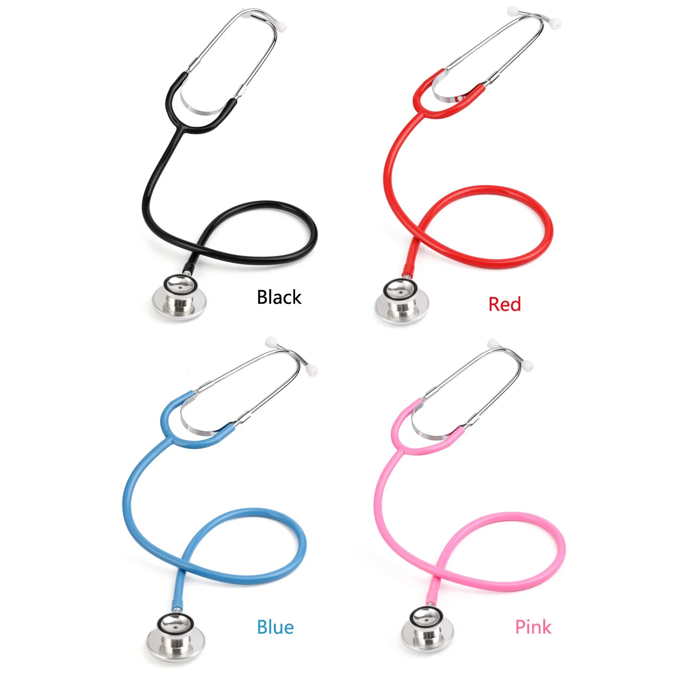 Dual Head Stethoscope Medical Device Professional Doctor Nurse Double Head Stethoscope Cardiology Medical Equipment Student Vet