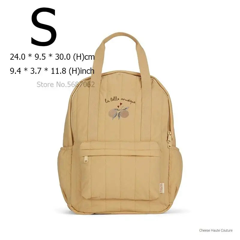 KS Baby Backpack Parent-child Kids Schoolbag Kindergarten Bags Brand Traveling Mom Cherry Lemon Children's Boys Girls Storage