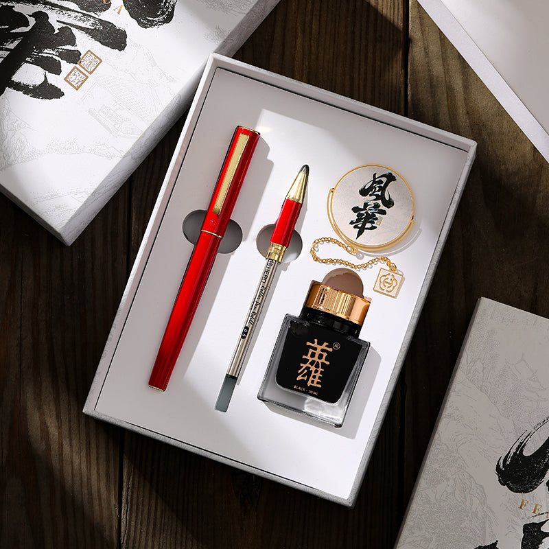 Hero Hero E506 Pen Gift Box Nantang Series Official Authentic Products High-End Gift Giving Presents Suit Good-looking Gift Office Adult Male and Female Student Art Calligraphy Practice Logo Lettering