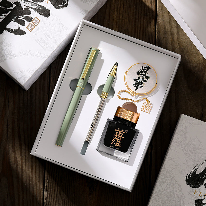 Hero Hero E506 Pen Gift Box Nantang Series Official Authentic Products High-End Gift Giving Presents Suit Good-looking Gift Office Adult Male and Female Student Art Calligraphy Practice Logo Lettering