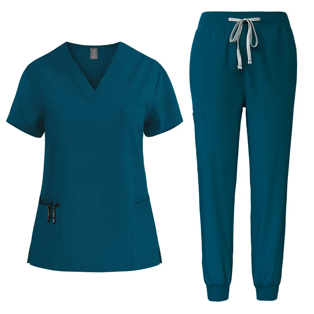 Nurse Uniform Woman Hospital Doctor Men's Medical Sweatshirt  Nursing Pants Unisex Workshop Uniforms Beauty SPA Work Clothes New