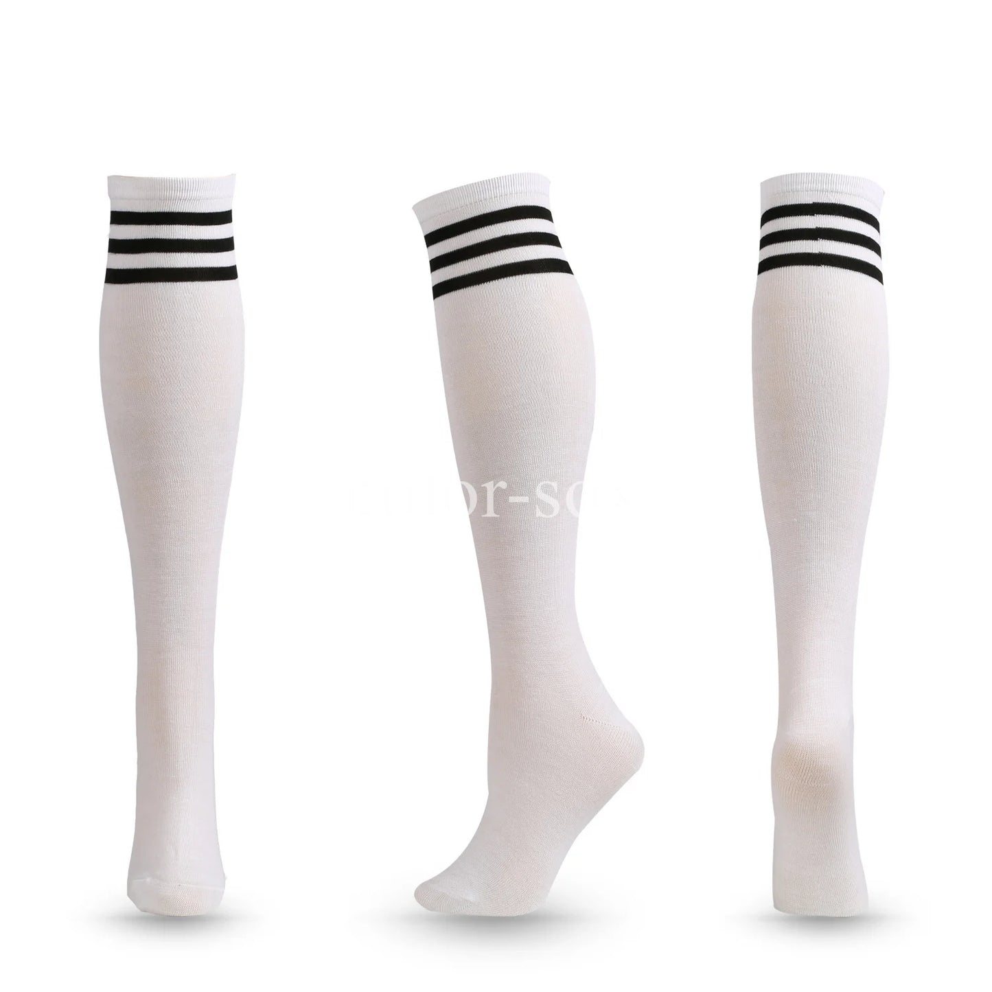 Compression Socks Unisex Football Socks Non-slip Long Tube Knee High Stockings Socks Striped Soccer Socks Running Sports Socks