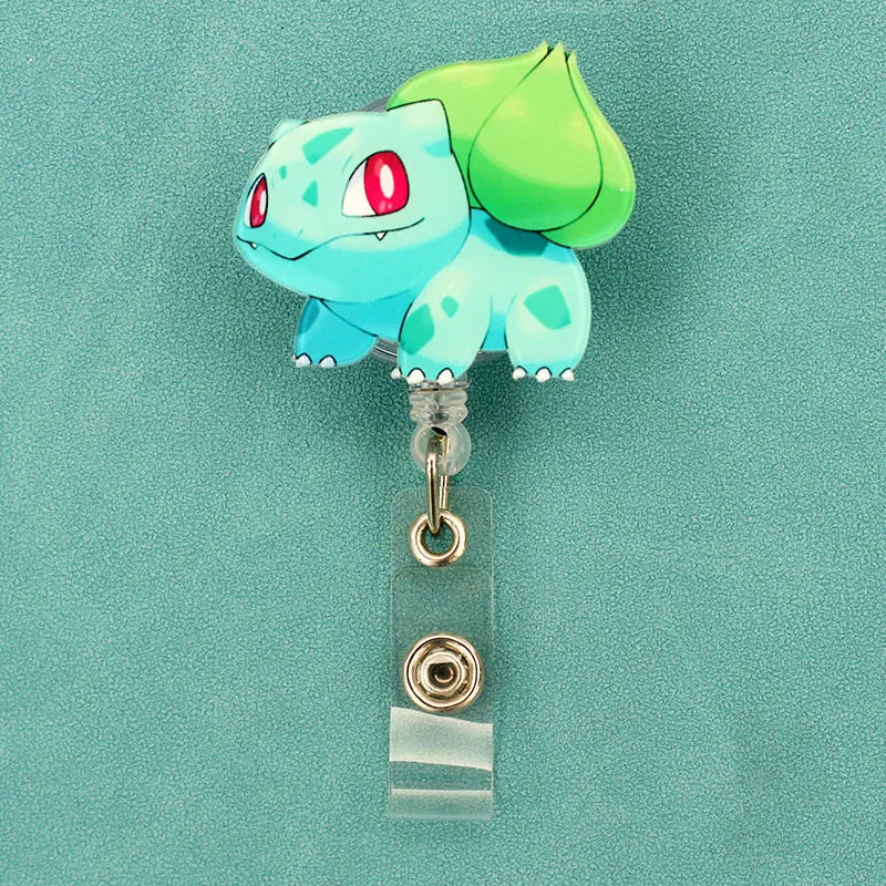 Cartoon Funny Magical Spirit Badge Reel Nurse Workers Enfermera ID Holder Girl Boy Retractable Name Card Holder Accessory