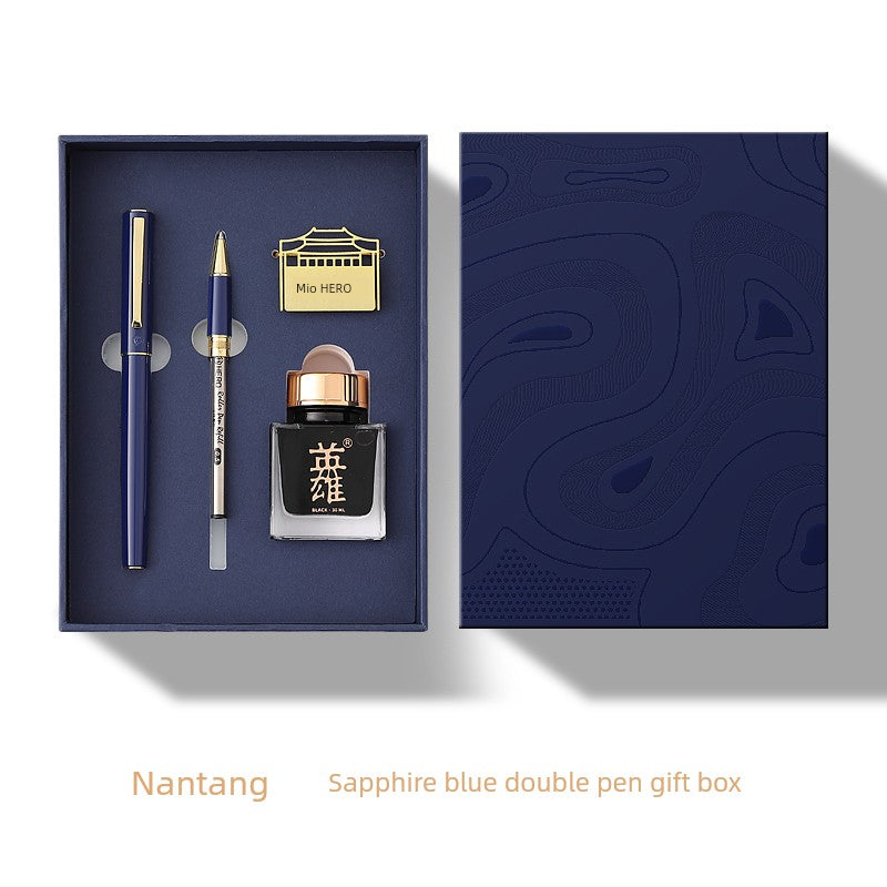 Hero Hero E506 Pen Gift Box Nantang Series Official Authentic Products High-End Gift Giving Presents Suit Good-looking Gift Office Adult Male and Female Student Art Calligraphy Practice Logo Lettering