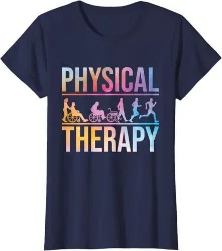 Physical Therapy Health Therapist Physiotherapy PT Ladies' Crewneck T Shirt long or short sleeves