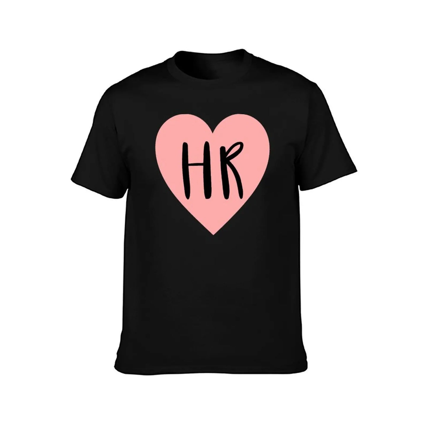 Heart I Love HR Human Resources T-Shirt oversize t-shirts man cute tops outfits for men