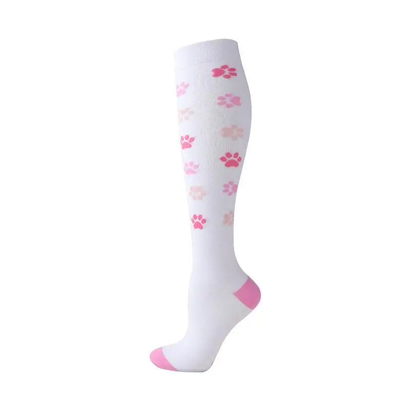 New Compression Socks for Leggings Breathable Running Pressure Soccer Adult Socks Korean Edition Network Pressure Nurse Socks