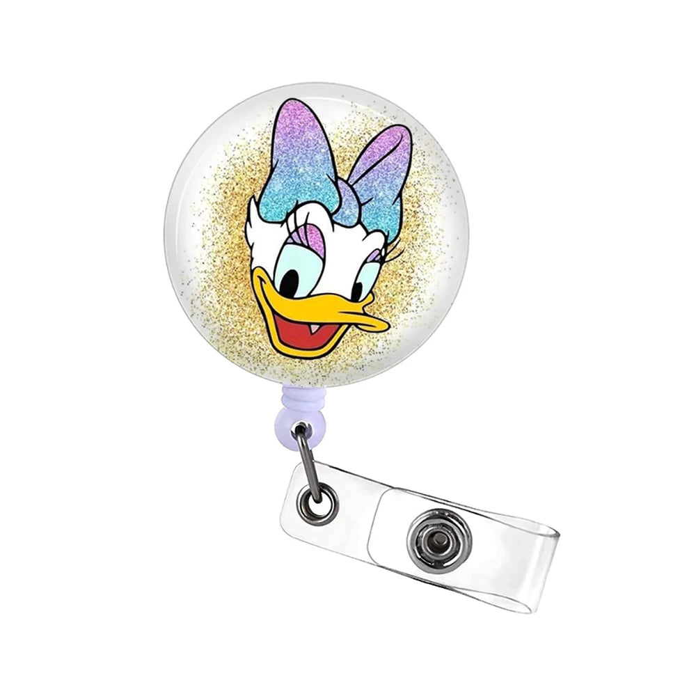 100 Styles Cartoon Drops Of Glue Hospital Nurse Badge Reel Retractable Id Badge Name Card Holder Keychain Wholesale Key Ring