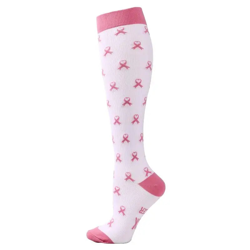 New Compression Socks for Leggings Breathable Running Pressure Soccer Adult Socks Korean Edition Network Pressure Nurse Socks