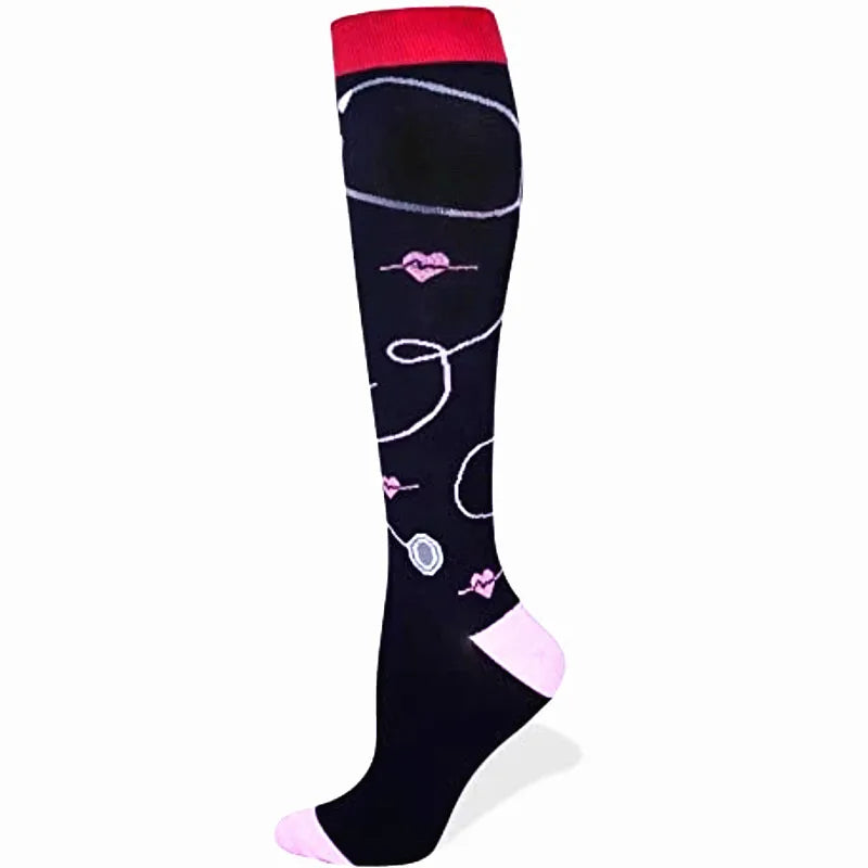 Compression Socks 20-30 Mmhg Running Medical Varicose Veins Pregnancy Nursing Athletic Football Soccer Stockings Sport Socks