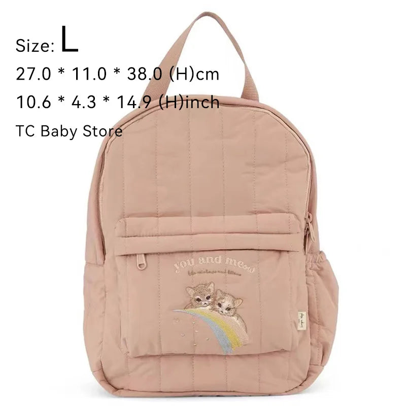 KS Baby Backpack Parent-child Kids Schoolbag Kindergarten Bags Brand Traveling Mom Cherry Lemon Children's Boys Girls Storage