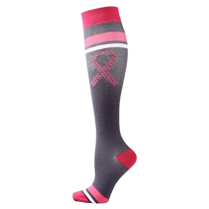 New Compression Socks for Leggings Breathable Running Pressure Soccer Adult Socks Korean Edition Network Pressure Nurse Socks