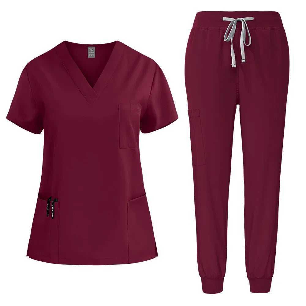 Nurse Uniform Woman Hospital Doctor Men's Medical Sweatshirt  Nursing Pants Unisex Workshop Uniforms Beauty SPA Work Clothes New