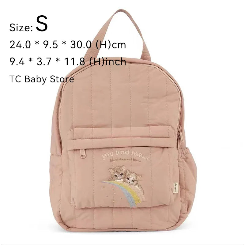 KS Baby Backpack Parent-child Kids Schoolbag Kindergarten Bags Brand Traveling Mom Cherry Lemon Children's Boys Girls Storage