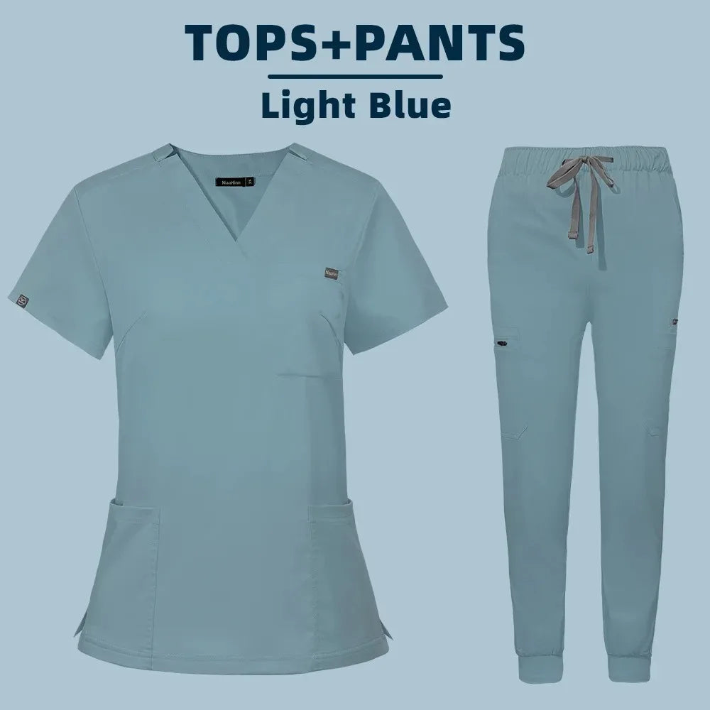 Wholesale Operating Room Medical Uniform Scrubs Hospital Working Scrubs Set Medical Supplies Nurse Dental Surgery Suit Workwear