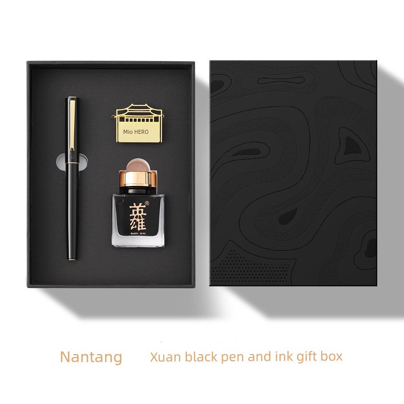 Hero Hero E506 Pen Gift Box Nantang Series Official Authentic Products High-End Gift Giving Presents Suit Good-looking Gift Office Adult Male and Female Student Art Calligraphy Practice Logo Lettering