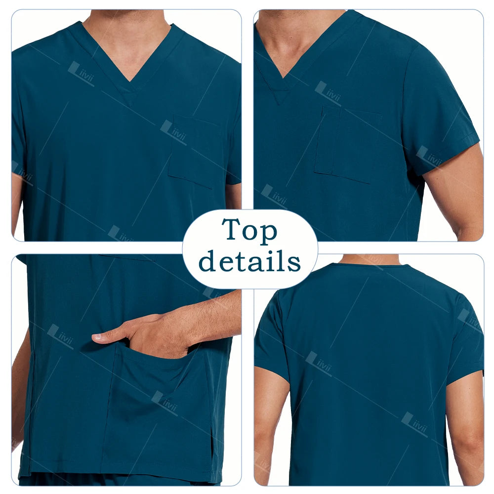 Doctor Nurse Surgical Workwear Medical Scrubs Uniforms Women Men Jogger Set Hospital Accessories Operating Room Wholesale Price