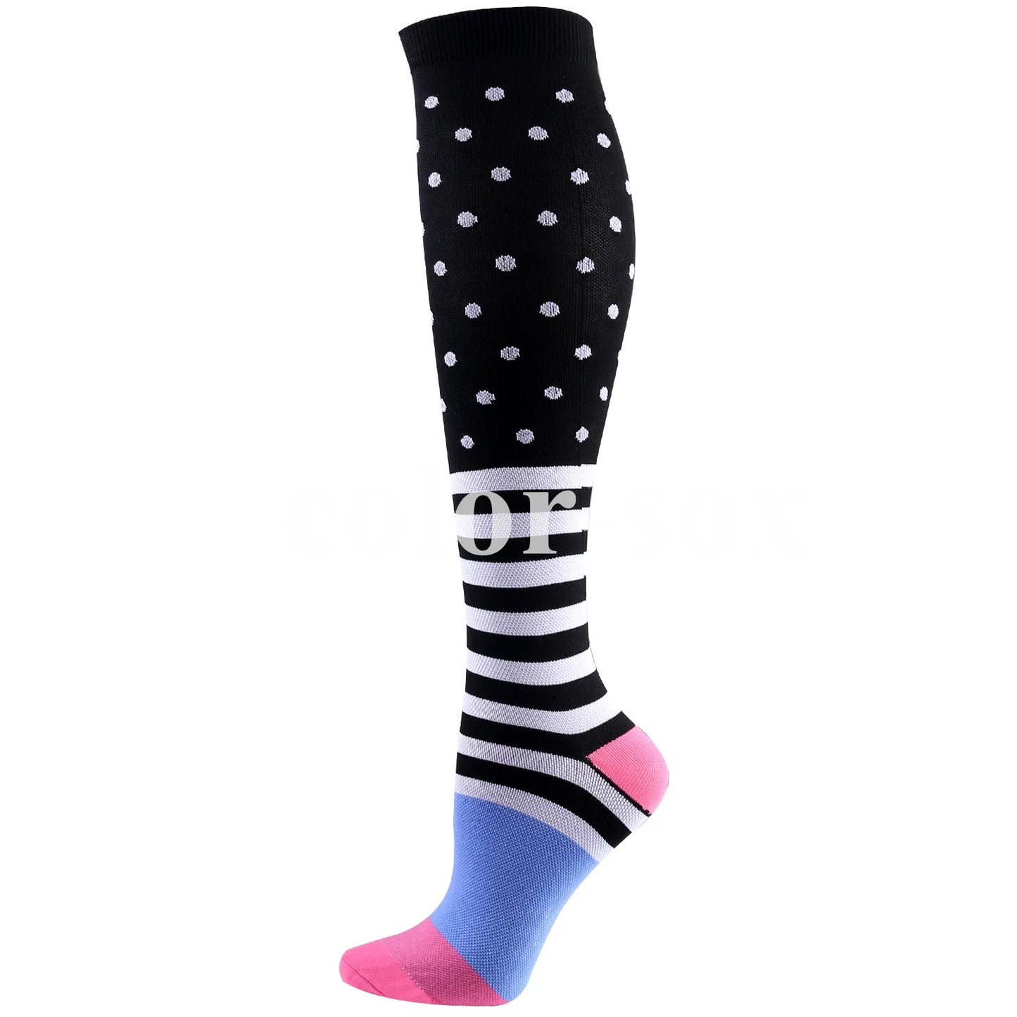 Running Compression Socks 20-30 Mmhg Fit For Medical Edema Diabetes Varicose Pregnant Women Sport Circulation Compression Socks