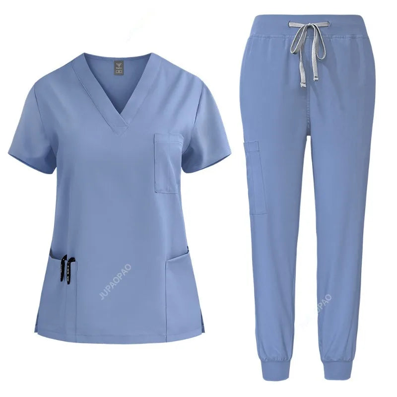 Nurse Uniform Woman Hospital Doctor Men's Medical Sweatshirt  Nursing Pants Unisex Workshop Uniforms Beauty SPA Work Clothes New