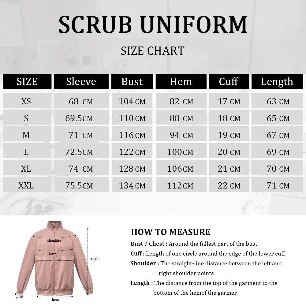 Beautician Uniforms Women Beauty Salon Manicurists Working Clothes High Quality Medical Scrubs Hospital Accessory Doctors Jacket