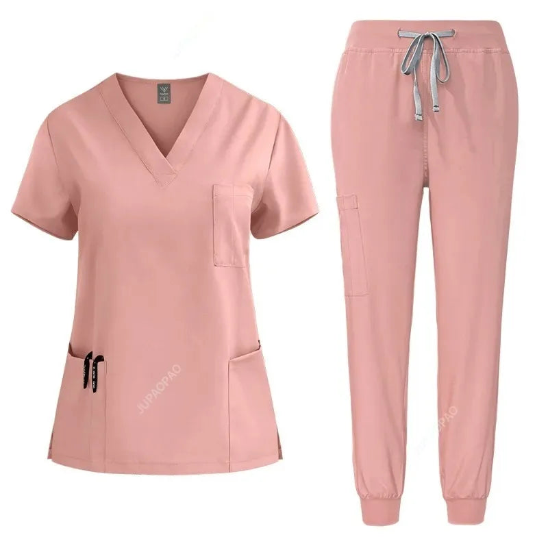 Nurse Uniform Woman Hospital Doctor Men's Medical Sweatshirt  Nursing Pants Unisex Workshop Uniforms Beauty SPA Work Clothes New