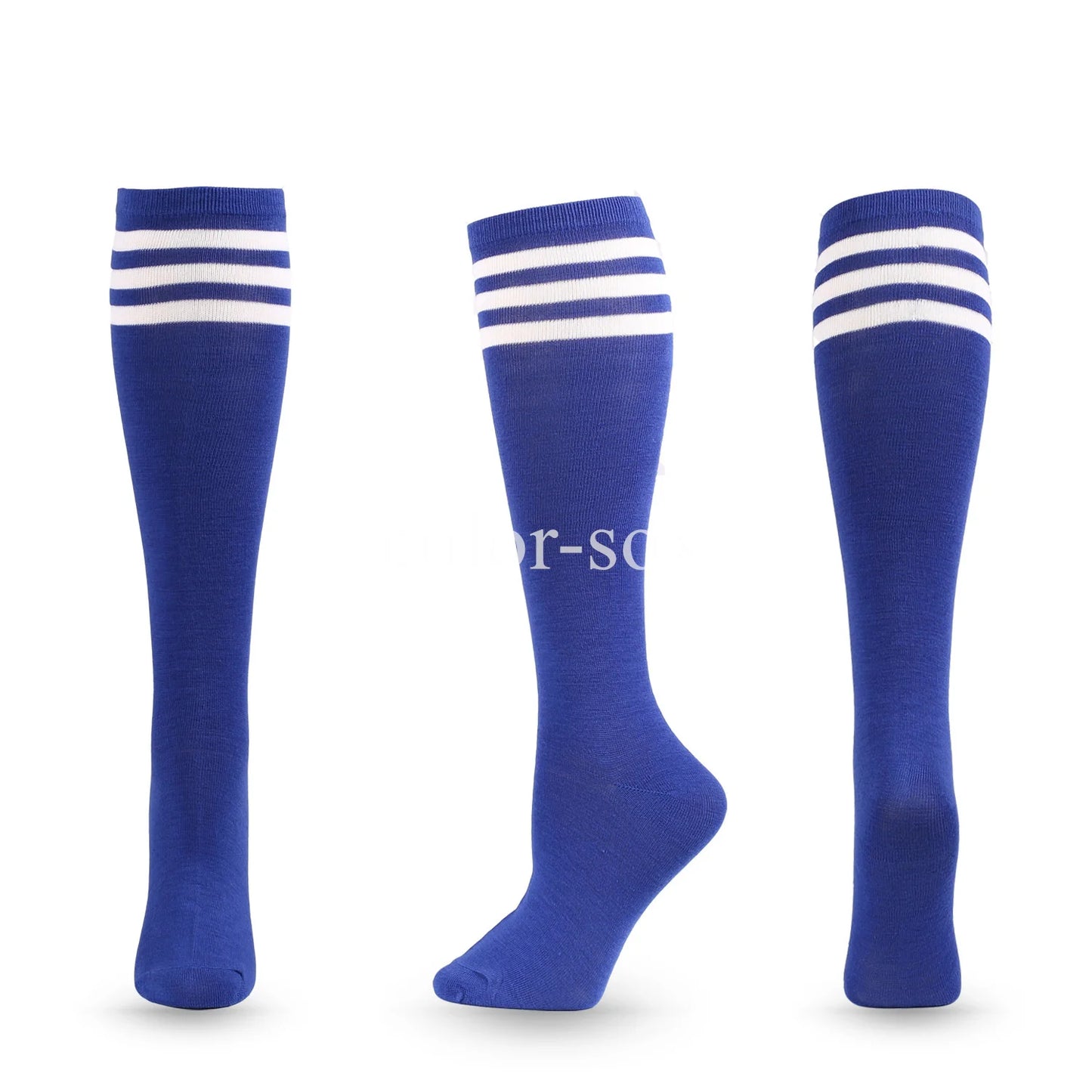 Compression Socks Unisex Football Socks Non-slip Long Tube Knee High Stockings Socks Striped Soccer Socks Running Sports Socks