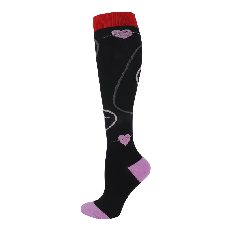 Compression Socks 20-30 Mmhg Running Medical Varicose Veins Pregnancy Nursing Athletic Football Soccer Stockings Sport Socks