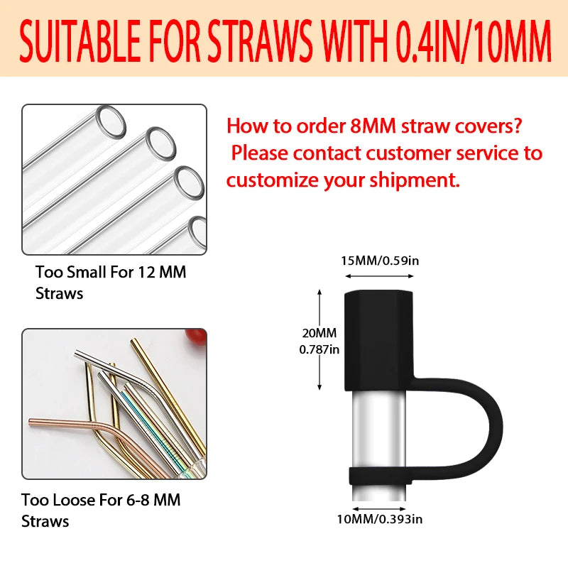 Hot Toys The Avengers SuperHero 10MM Straw Cover Cap Straw Plug Splash Proof Drinking Cup Straw Accessories Home Party Gift