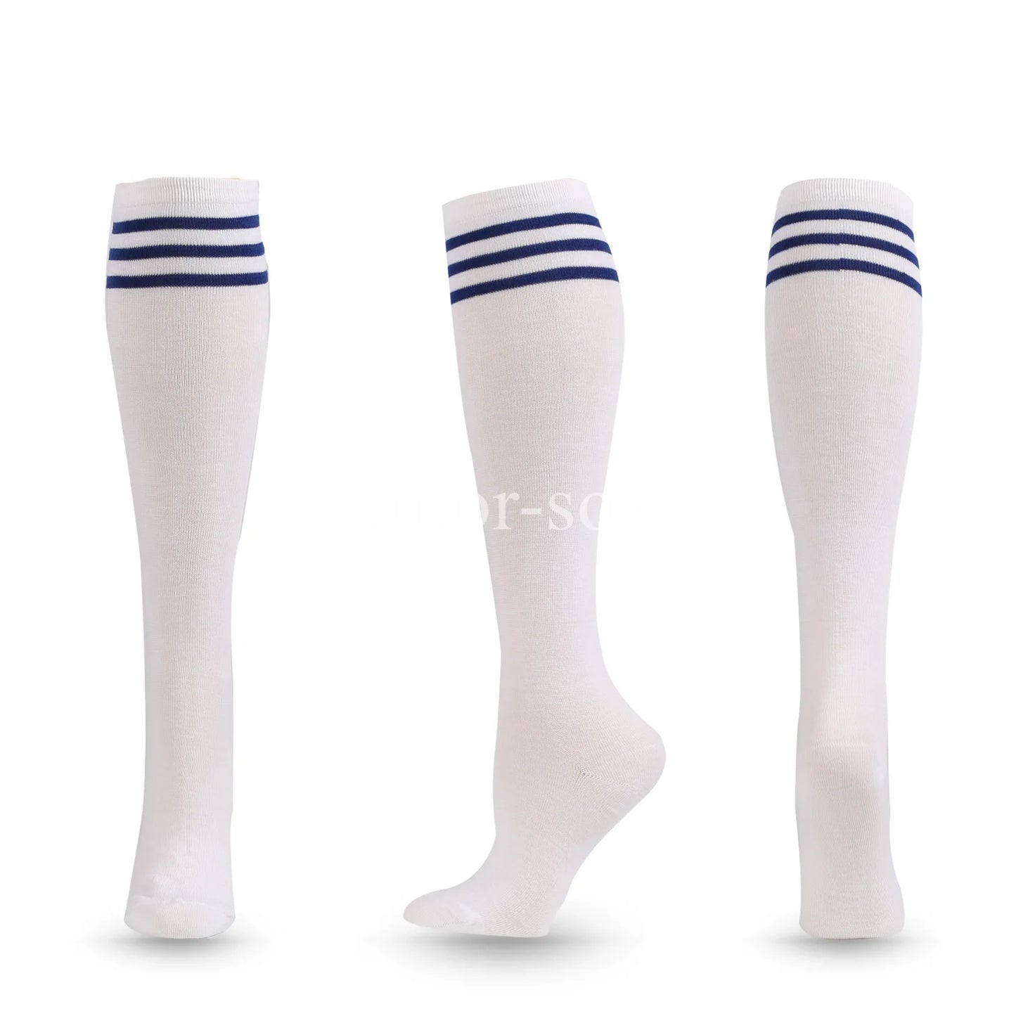 Compression Socks Unisex Football Socks Non-slip Long Tube Knee High Stockings Socks Striped Soccer Socks Running Sports Socks