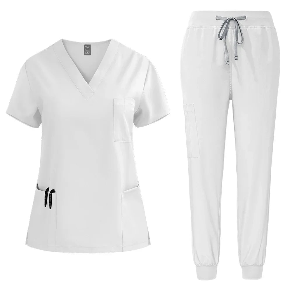 Nurse Uniform Woman Hospital Doctor Men's Medical Sweatshirt  Nursing Pants Unisex Workshop Uniforms Beauty SPA Work Clothes New