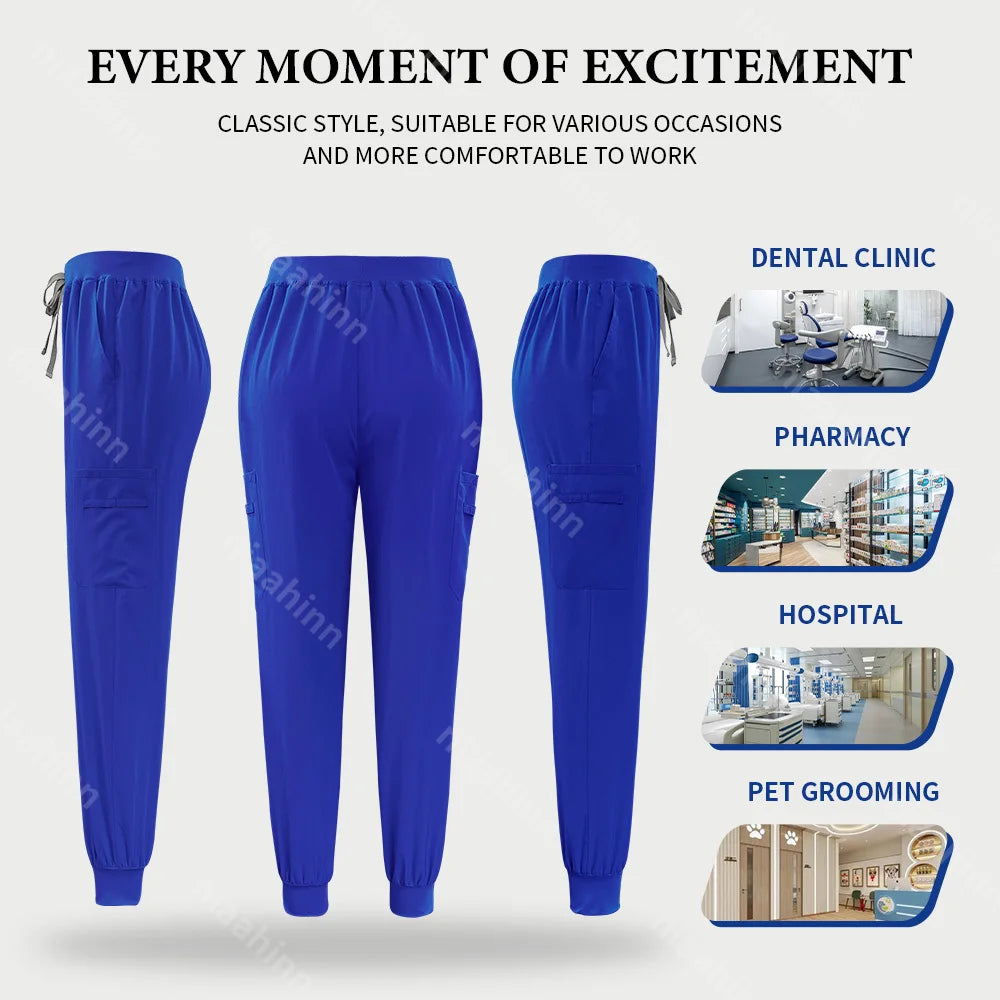 Operating Room Scrub Suit Medical Uniform Hospital Doctor Work Sets Medical Accessories Dental Surgical Suits Workwear Wholesale