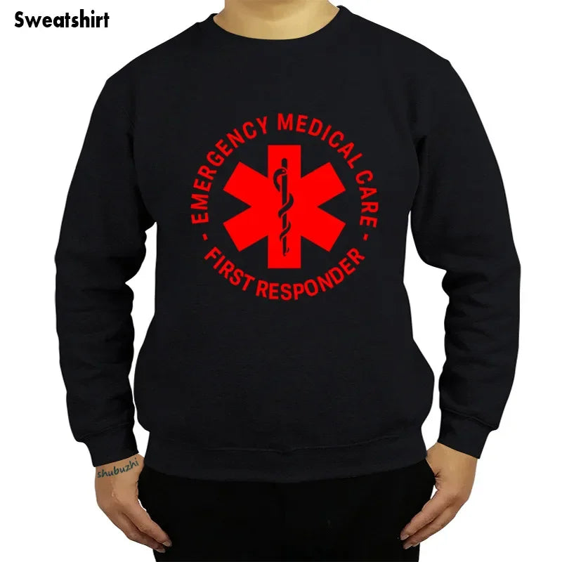 emergency medical care first responder lkw van shubuzhi men sweatshirt hot sale autumn o-neck casual hoodies cotton cool hoody