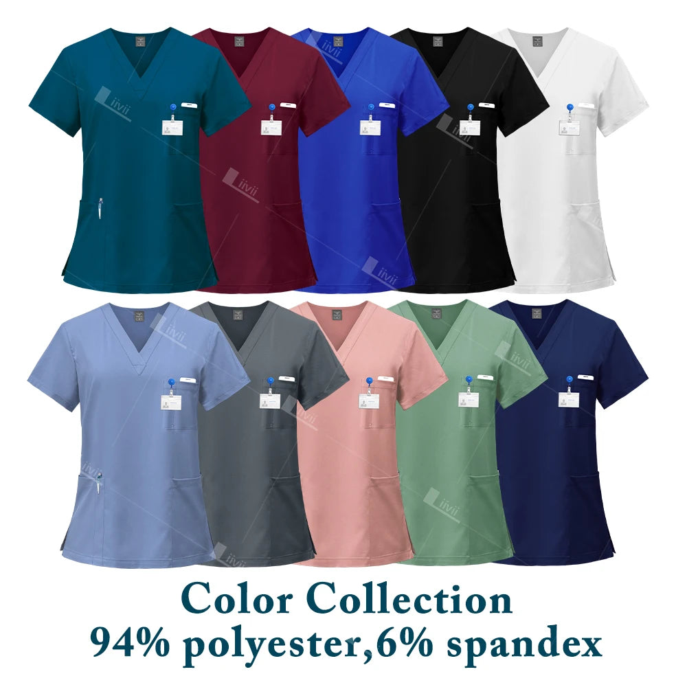 Doctor Nurse Surgical Workwear Medical Scrubs Uniforms Women Men Jogger Set Hospital Accessories Operating Room Wholesale Price