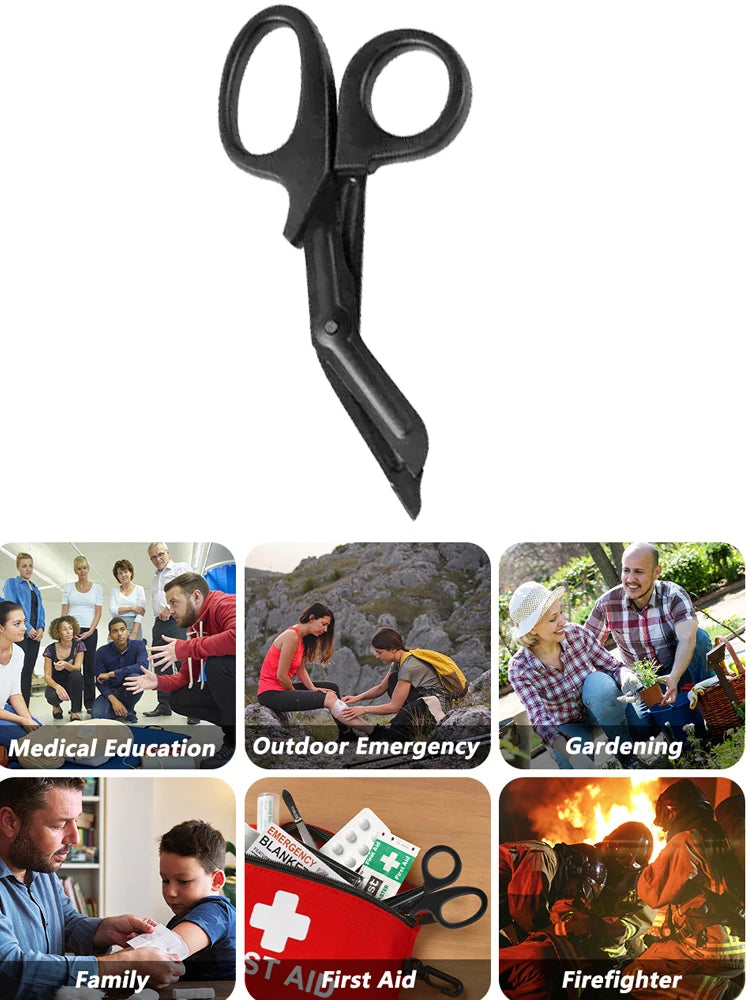 First aid scissors Survival scissors Emergency outdoor nurse Medical survival scissors Paramedic safety trauma gauze scissors