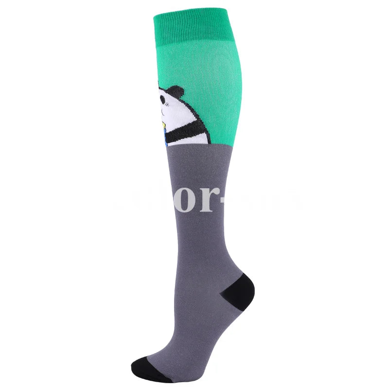 Running Compression Socks 20-30 Mmhg Fit For Medical Edema Diabetes Varicose Pregnant Women Sport Circulation Compression Socks