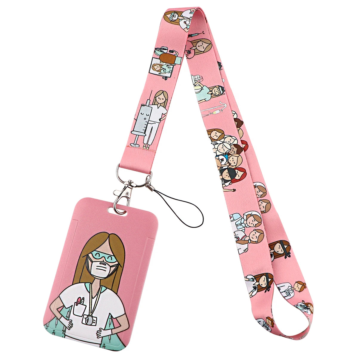 Medical Credential Holder Grey Anatomy Lanyards for Key Neck Strap For Card Badge Gym Keychain Keyring Nurse Doctor Accessories