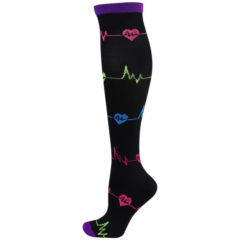 Compression Socks 20-30 Mmhg Running Medical Varicose Veins Pregnancy Nursing Athletic Football Soccer Stockings Sport Socks