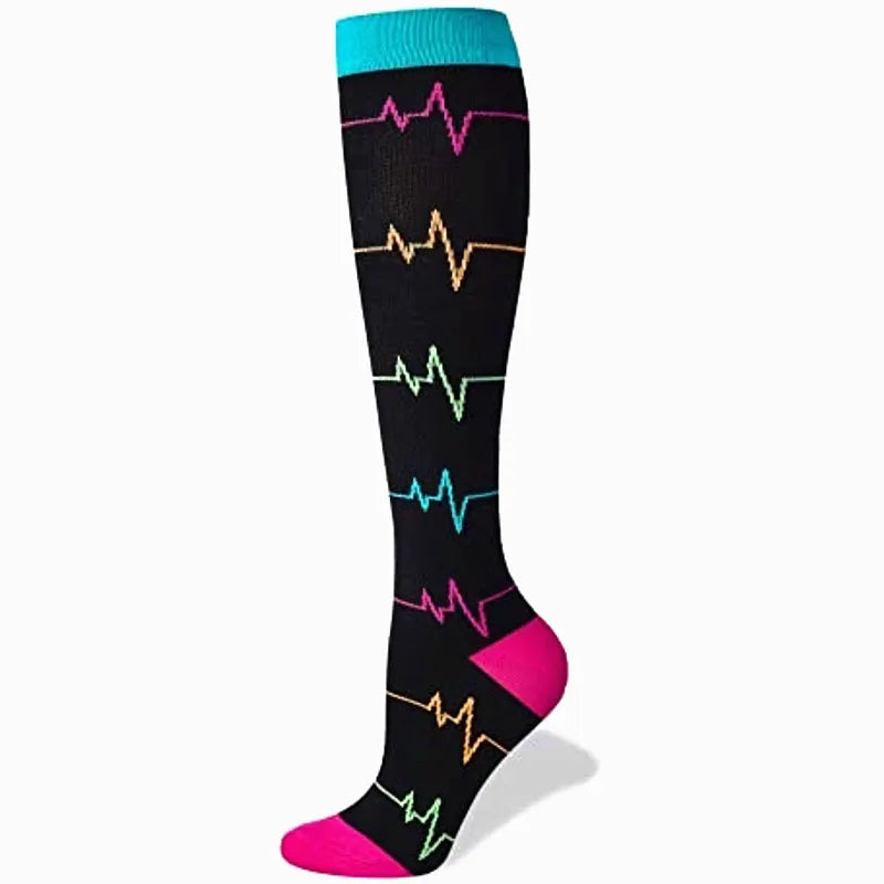 Compression Socks 20-30 Mmhg Running Medical Varicose Veins Pregnancy Nursing Athletic Football Soccer Stockings Sport Socks