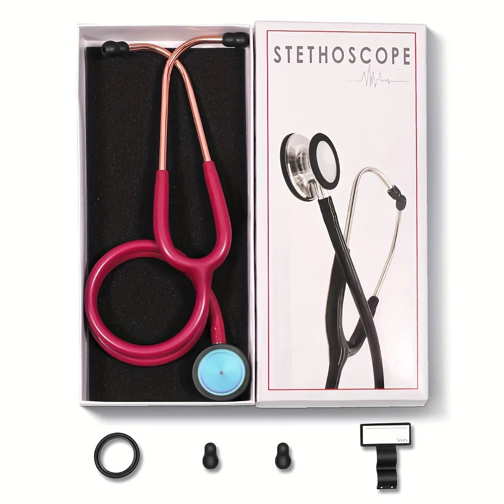 Double Sided Stethoscope Portable Professional Cardiology Stethoscope Medical Equipment Nurse Doctor Stethoscope Equipo Medico