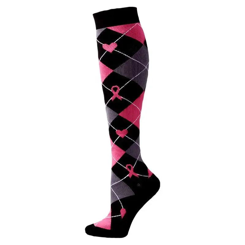 New Compression Socks for Leggings Breathable Running Pressure Soccer Adult Socks Korean Edition Network Pressure Nurse Socks