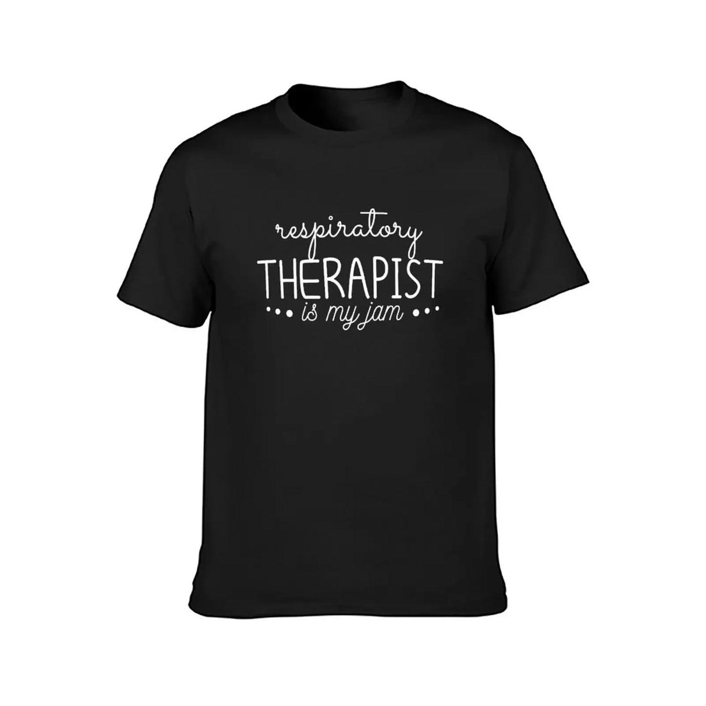 respiratory therapist is my jam funny, T-Shirt blue archive man t shirt cotton graphic tees oversizeds plain white t shirts men