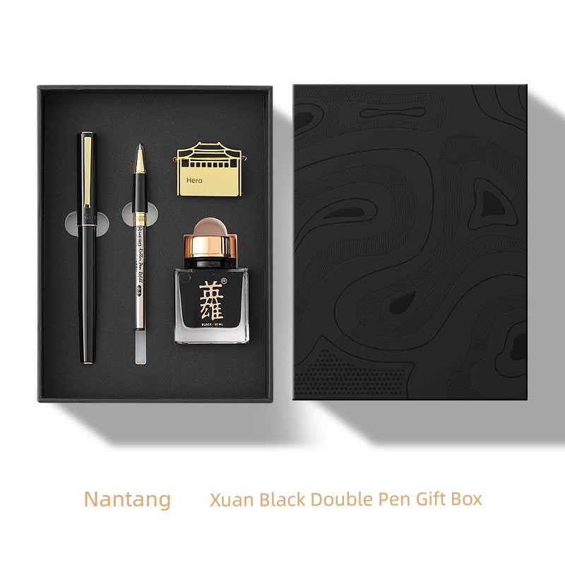 Hero Hero E506 Pen Gift Box Nantang Series Official Authentic Products High-End Gift Giving Presents Suit Good-looking Gift Office Adult Male and Female Student Art Calligraphy Practice Logo Lettering