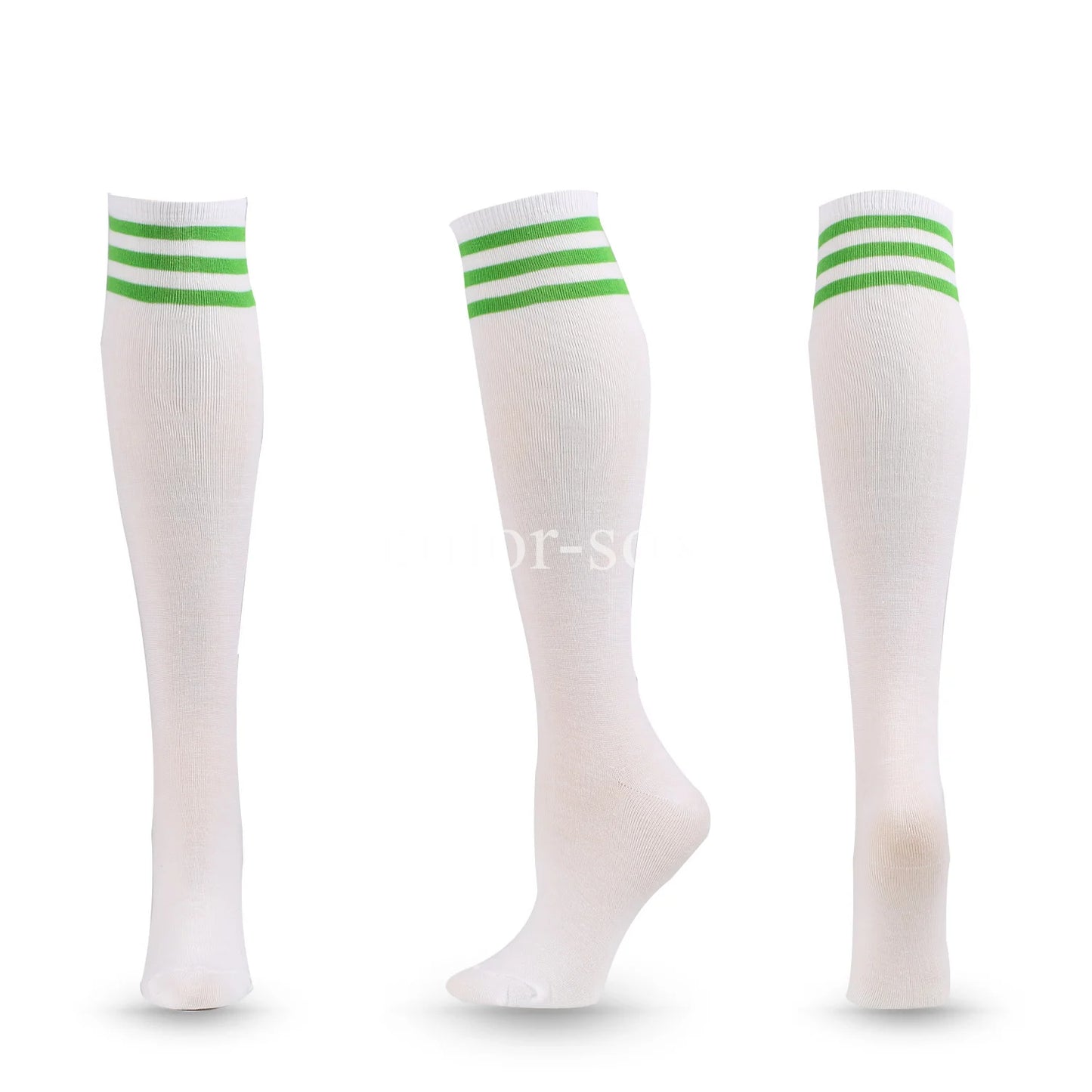 Compression Socks Unisex Football Socks Non-slip Long Tube Knee High Stockings Socks Striped Soccer Socks Running Sports Socks