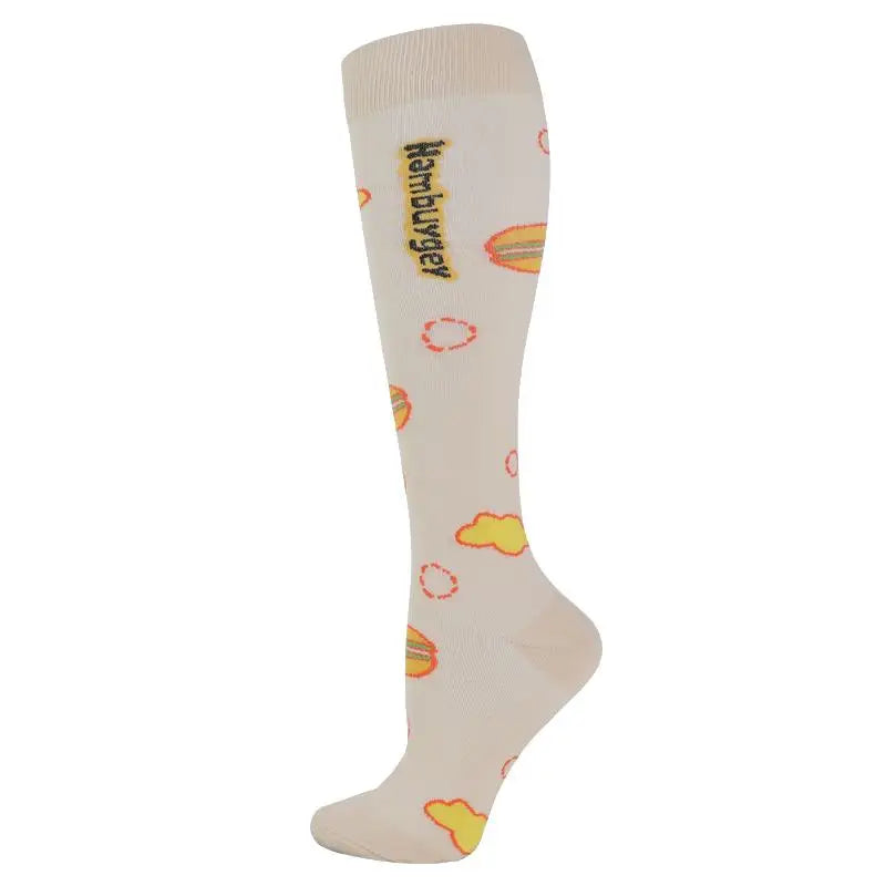 New Compression Socks for Leggings Breathable Running Pressure Soccer Adult Socks Korean Edition Network Pressure Nurse Socks