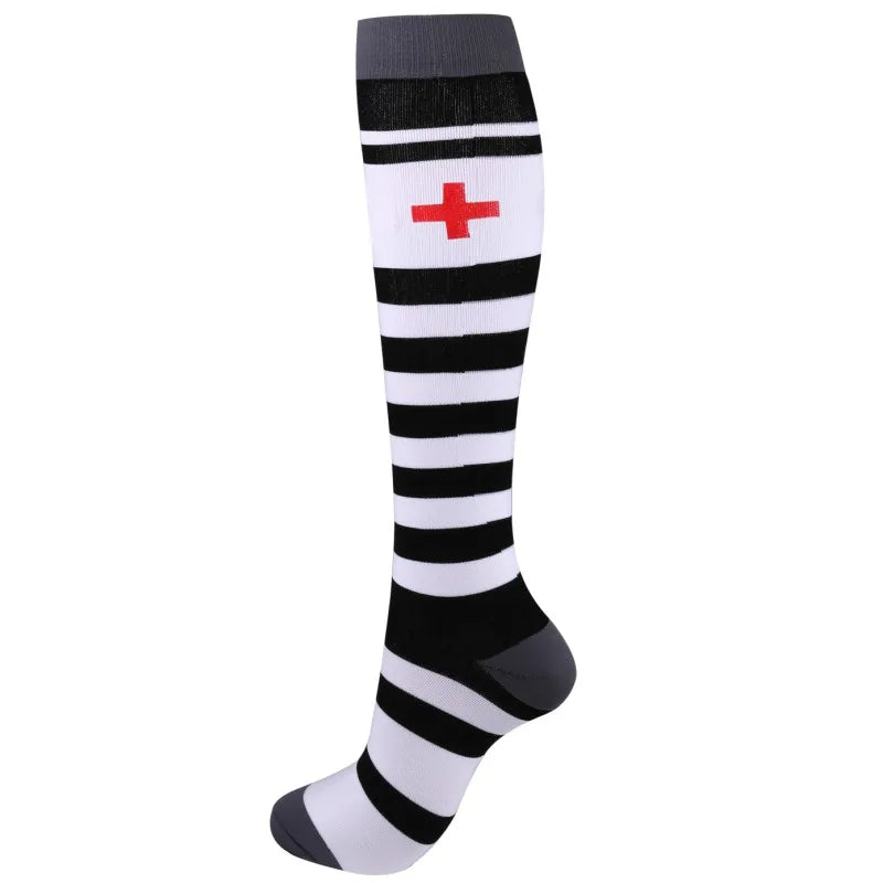 Compression Socks 20-30 Mmhg Running Medical Varicose Veins Pregnancy Nursing Athletic Football Soccer Stockings Sport Socks