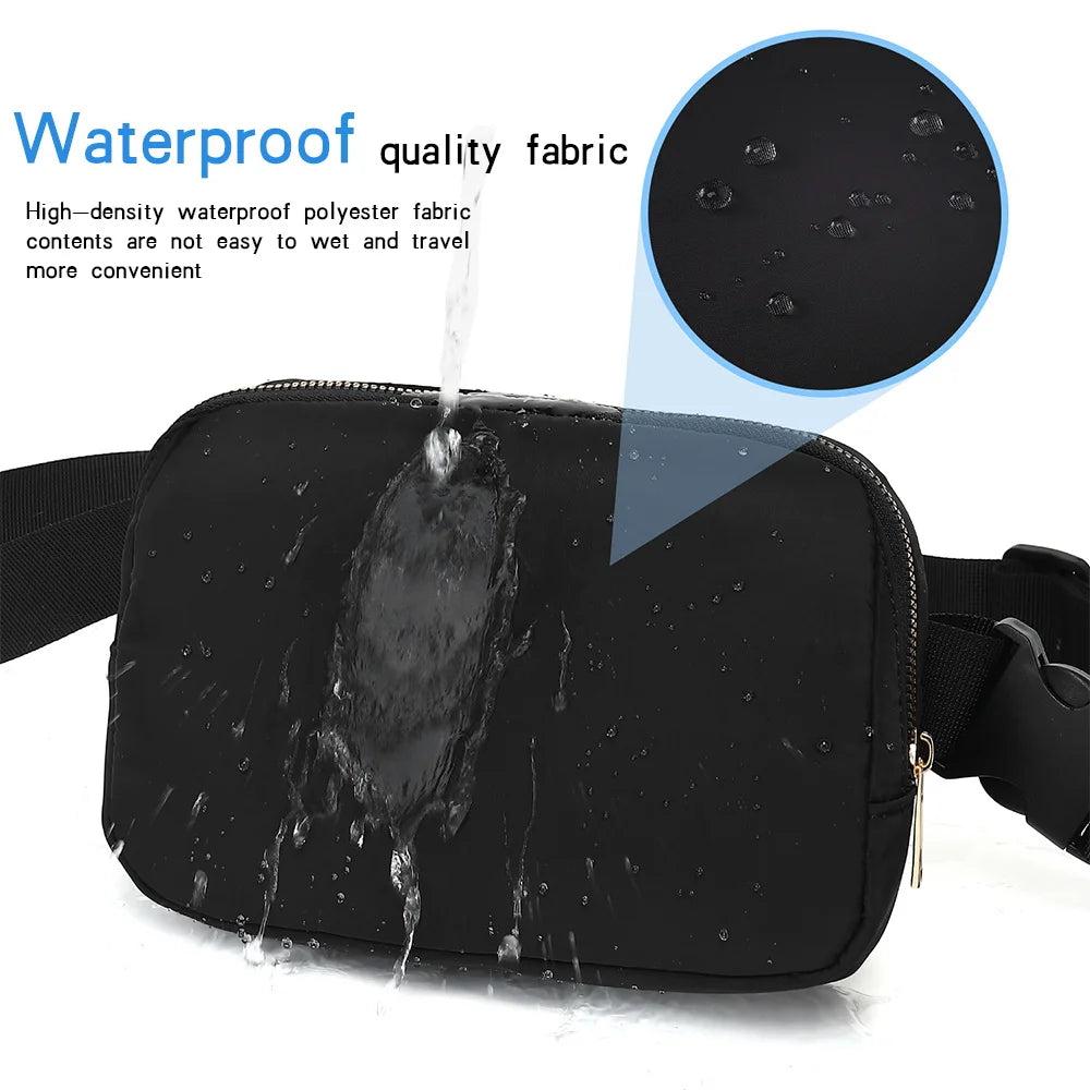 Waist Bag Zipper Fanny Pack Chest Bag Outdoor Sports Waterproof  Phone Organizer Printing Nurse Series Women's Crossbody Bags