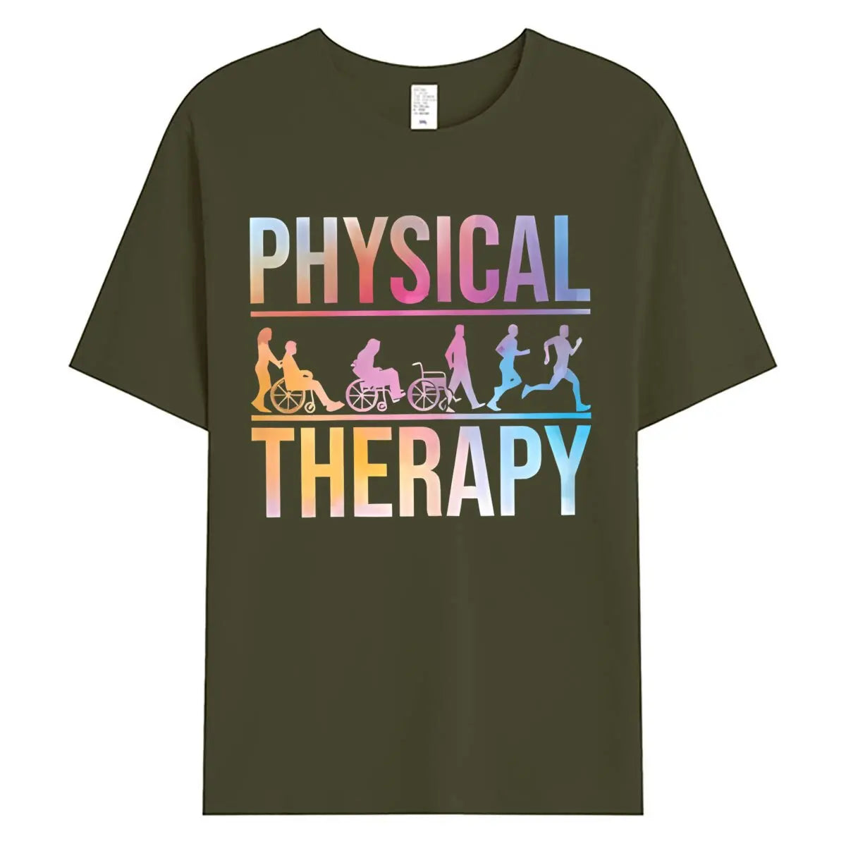 Physical Therapy Health Therapist Physiotherapy PT Ladies' Crewneck T Shirt long or short sleeves