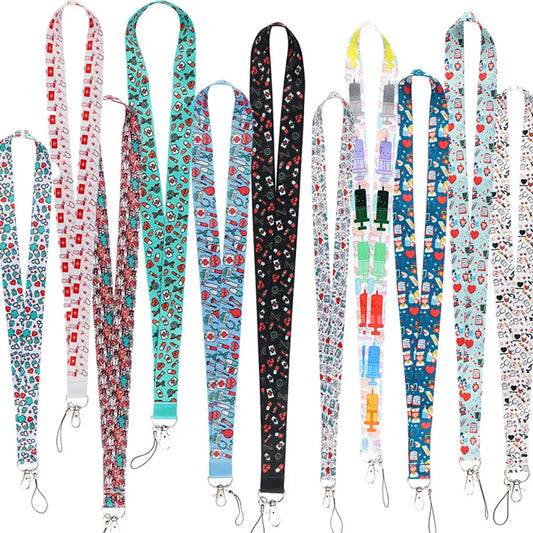 Medical Doctor Nurse Neck Strap Lanyards For Keys Keychain Badge Holder ID Credit Card Pass Hang Rope Lariat Accessories